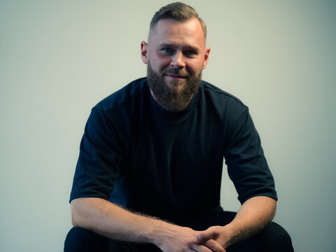 Confident man portrait 