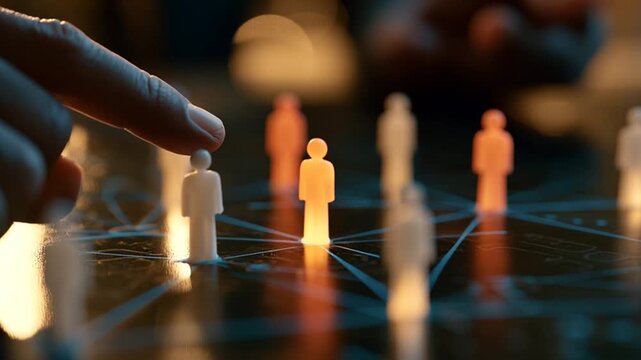 Hand Moving a Chess Piece During a Tense Match