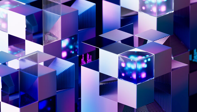 3D Code Panel Cubes