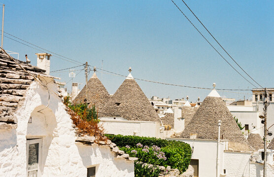 View on the city of Alberobello 