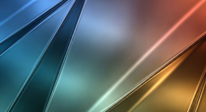 Abstract geometric lines with gradient background