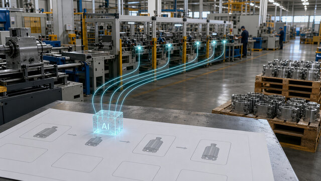 AI smart manufacturing and industrial automation implementation