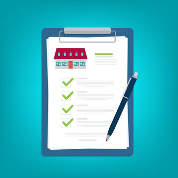 House Contract Agreement with Property Purchase Checklist and Documents