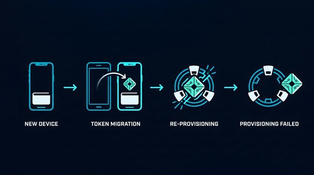 New device tokenization and provisioning workflow with tokenization provisioning workflow