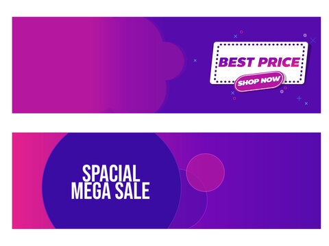 Mega Sale Modern Banner Template Set