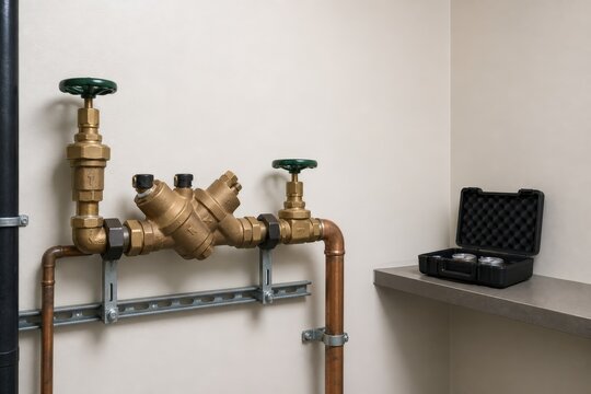 Backflow Prevention Testing Clean Assembly Ready For Preventive