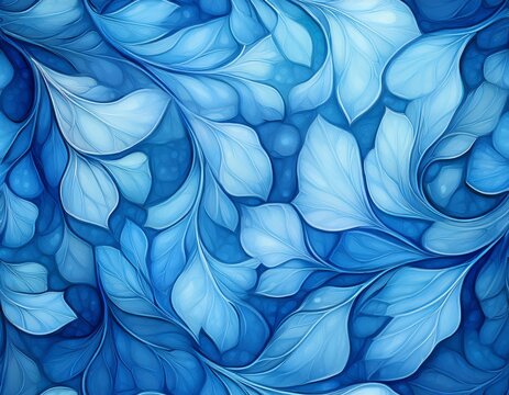 seamless flat texture of blue frozen ice surface material