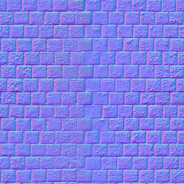 Medieval Tile Floor Normal Map
