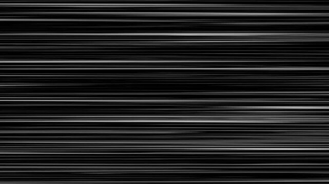 Abstract white tech line grid pattern overlay animation, glowing cyber HUD matrix visualizer element, digital network data structure background for editing on solid black background. 4k video