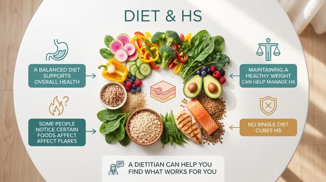 Diet and nutrition for HS