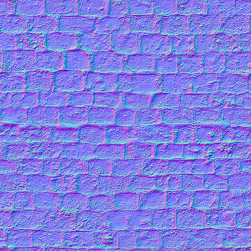 Medieval Tile Floor Normal Map