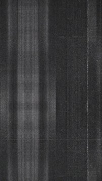 Monochromatic vertical 9:16 photocopy scan overlay featuring heavy xerox paper textures, halftone dot patterns, toner dust artifacts, and moving scanner light beams.
