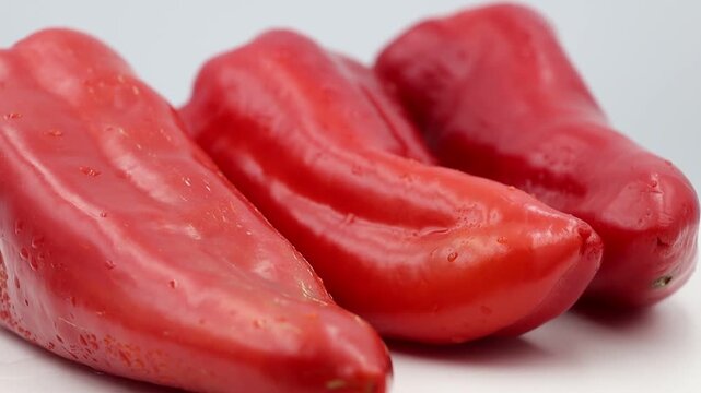 MVI timelapse of red peppers.