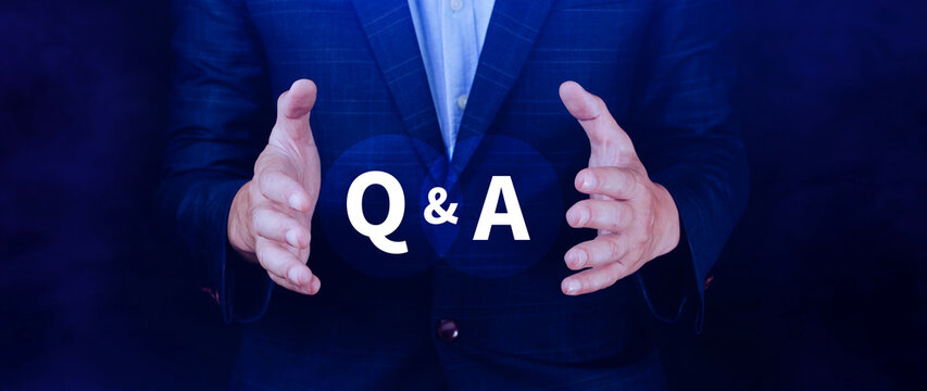 Q and A questions and answers symbol, FAQ, frequency asked questions, Answer, Question Ask, Information, Communication and Brainstorming Concepts