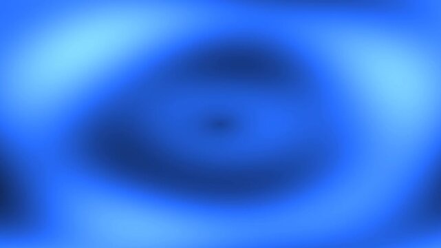 Abstract plasma colour field flowing continuously, deep blue