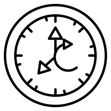 Time Loop Vector Icon