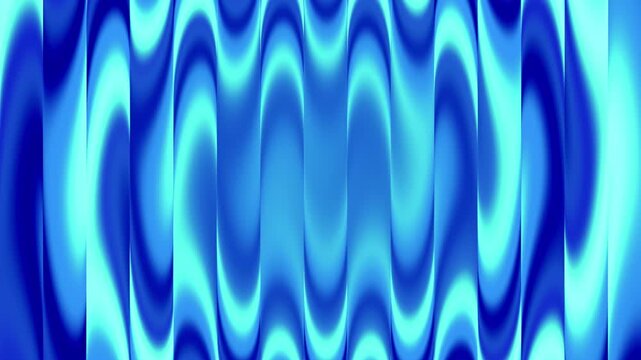 Vertical liquid blue wave swirl motion abstract background video