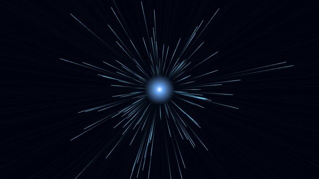 Cosmic explosion in deep space with radiant light beams, sci-fi energy burst, futuristic stellar event