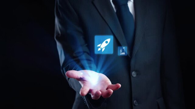 Startup launch and business growth concept, rocket symbolism, entrepreneurship, startup innovation, and early-stage success strategies for new business development and expansion. Spire