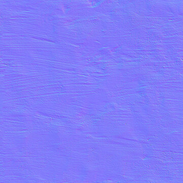 Seamless Brushed Plaster Wall Normal Map, Tileable Stucco Concrete Texture for 3D Game