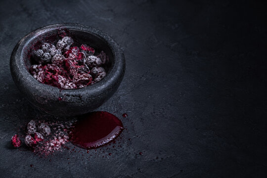 Dried Cochineal Insects and Carmine Dye for Natural Red Pigment
