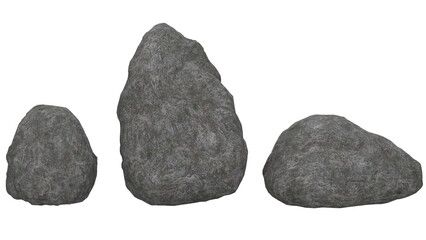3d rendering rock set  © santiago
