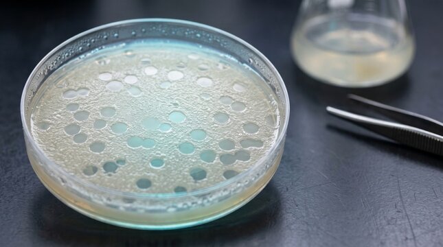 Bacteriophage plaque screening on a bacterial culture plate