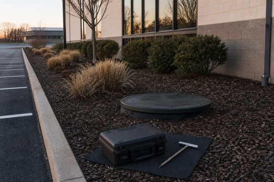 Septic System Inspection Small Commercial Property Dawn object detail