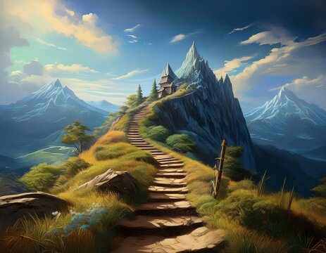 path to mountain top generative ai