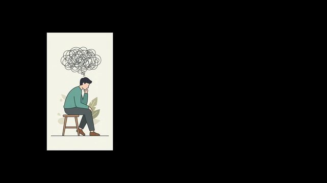 Clean Modern Graphic Element with Position and Scale Motion