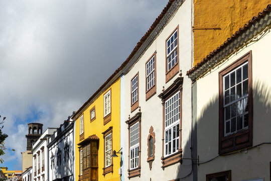 San Cristobal de La Laguna historic colonial facades