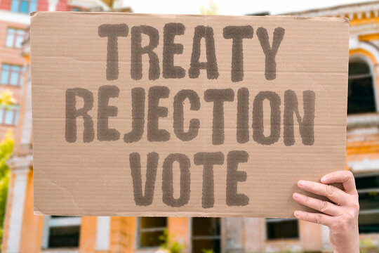 "Treaty Rejection Vote" A treaty rejection vote is held in the chamber. TREATY. REJECTION. VOTE. CHAMBER. HELD.