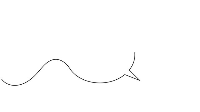 Animated bookmark inside a speech bubble icon sign continuous one line drawing moving on white background minimalist single art social media story and clip save symbol animation