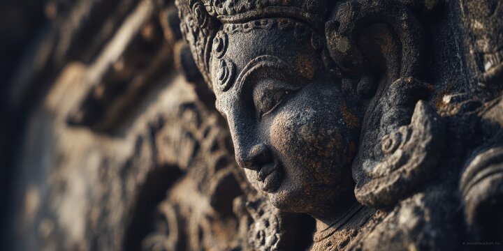 Varaha Avatara is a form of a deity depicted on a temple