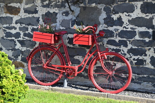 Rotes Fahrrad
