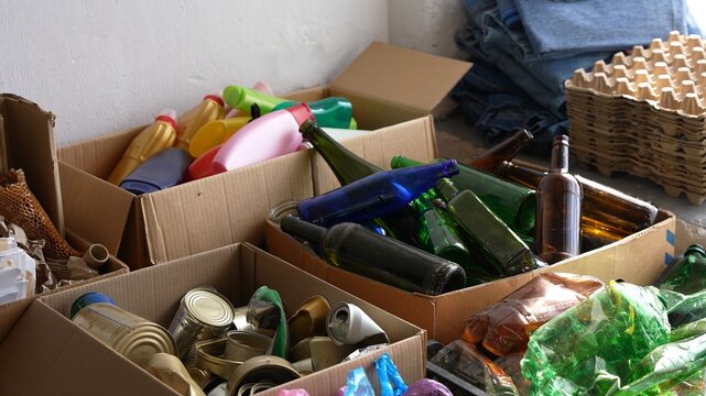 Paper, plastic, glass, metal, textile, e-waste waste recycling