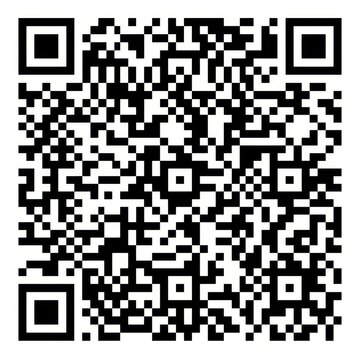 High contrast black and white QR code for digital scanning purposes.