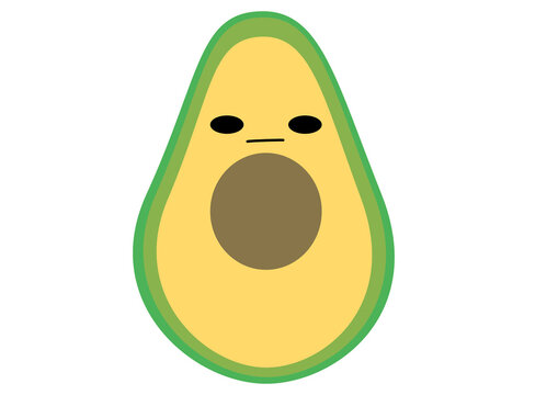 The icon of avocado.