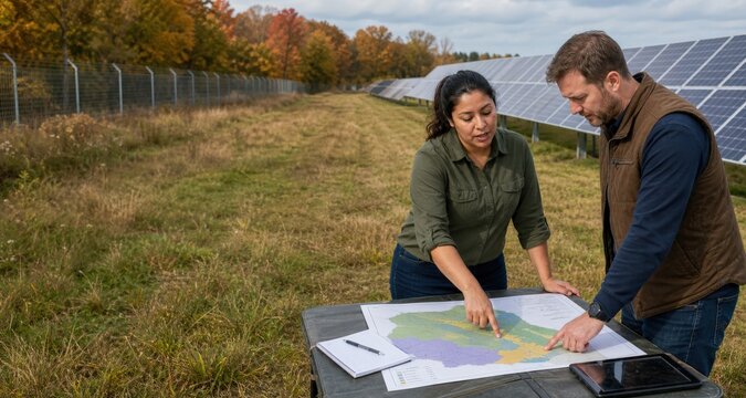 Solar Farm Vegetation Management Planning Seasonal Work group dynamic