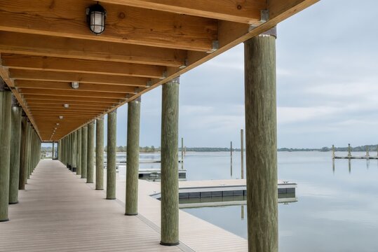 Marina Dock Safety Inspection Readiness View conceptual still life