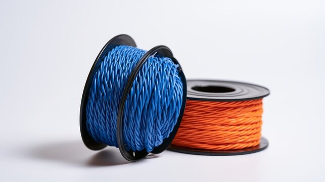 Home Renovation Electrical Cable Spools Product Photography