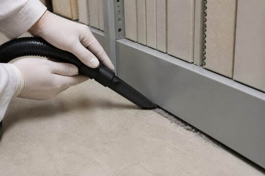 Museum Integrated Pest Management Lint Beneath Archive Shelving tool