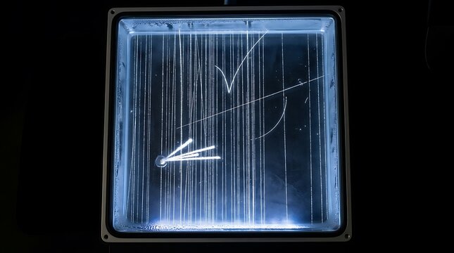 Cloud Chamber Cosmic Ray Particle Track Physics Science Visual Quantum