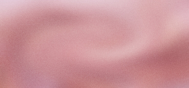 Rose gold metallic texture with grainy gradient effect, shimmering pink foil background for luxury branding, elegant copper satin surface with soft light reflections