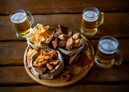 Beer and Pub Snacks.