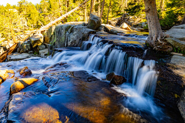Lower Eagle Falls cascades scenic view at Tahoe © PhotoSpirit