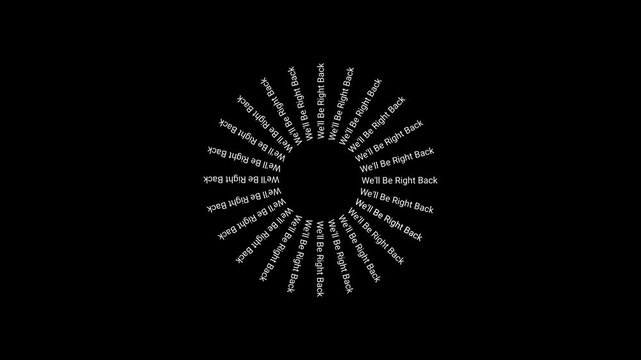 Minimalist radial typography banner in stark white lighting against a pitch black background creating a technical mysterious mood
