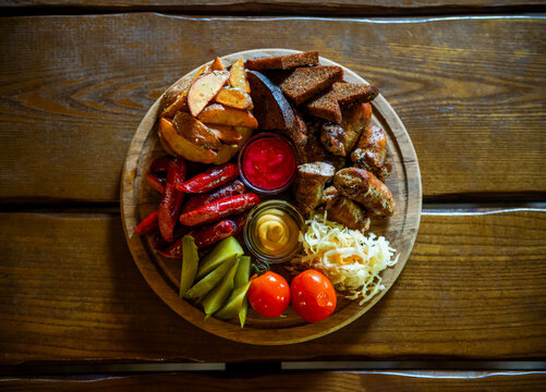 Rustic Meat Platter.