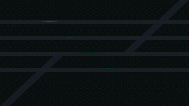 Abstract dark background with horizontal lines and glowing cyan light accents for modern digital technology design