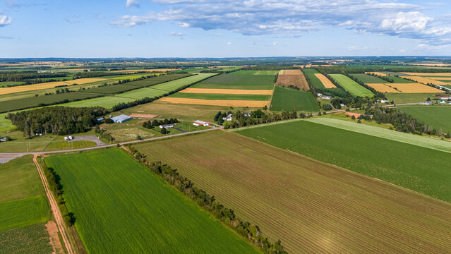 Farmland, Prince Edward Island, Canada. 